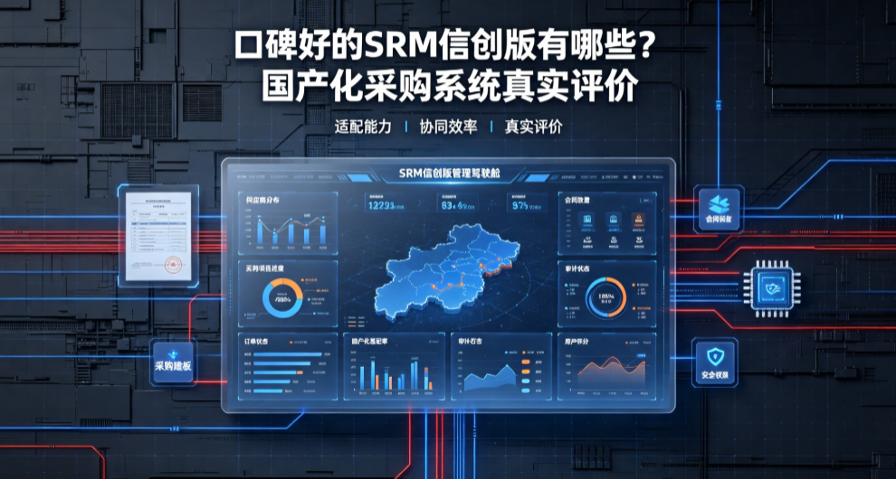 口碑好的SRM信创版有哪些？国产化采购系统真实评价